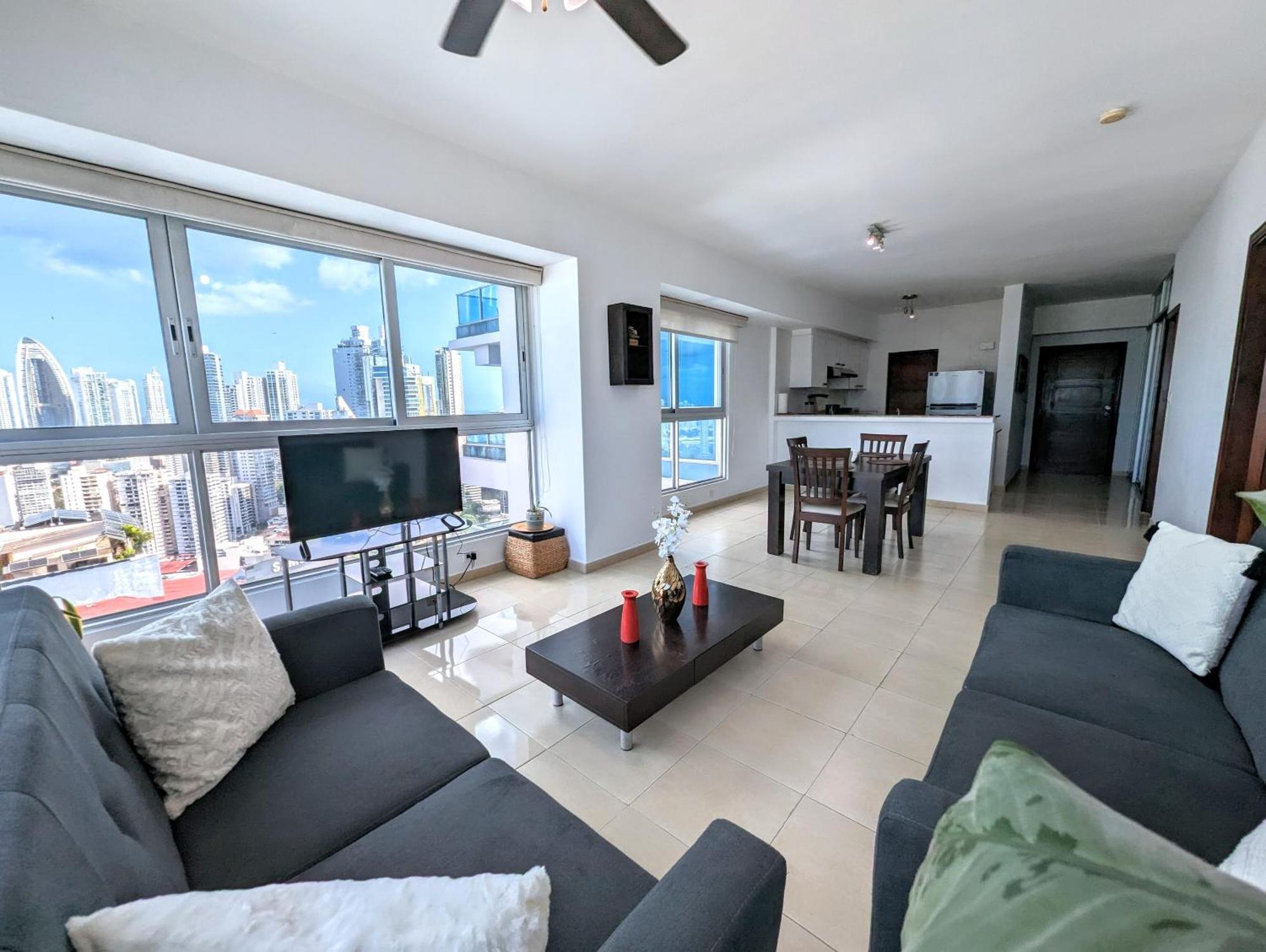 Yc 3602 L Apartamento 2Br En Av Balboa Ciudad de Panamá Exterior foto